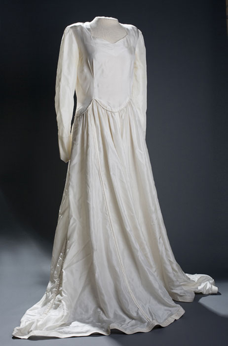 wwii wedding dress