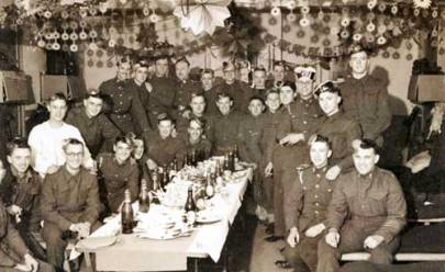 Soldier Celebrating Christmas