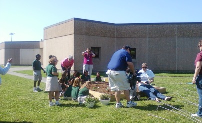 Working in the Victory Garden