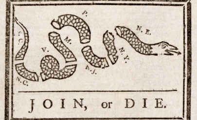 Benjamin Franklin's Join or Die