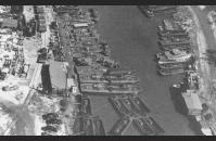 B-1) LCVP’s, PT boats, and LCSs on Bayou St. John awaiting shipment. Graham Haddock