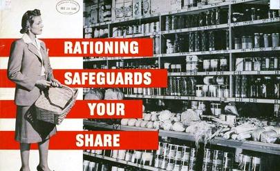 Rationing Propaganda Poster