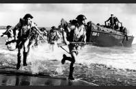 American Troops Storm the Beach in Normandy