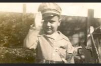 National WWII Museum volunteer Ronnie Abboud in his family's war-time Victory Garden.